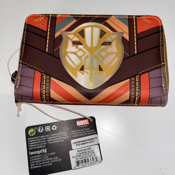 Loungefly Black Panther Okoye Cosplay Zip Around Wallet - Picture 2 of 6
